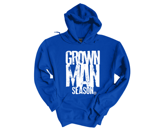 Grown Man Season Unisex Hoodie (Royal Blue)