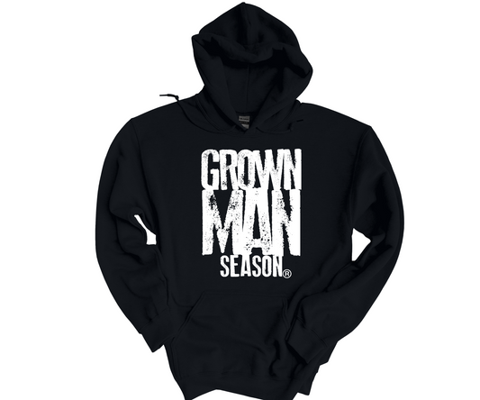 Grown Man Season Unisex Hoodie (Black)